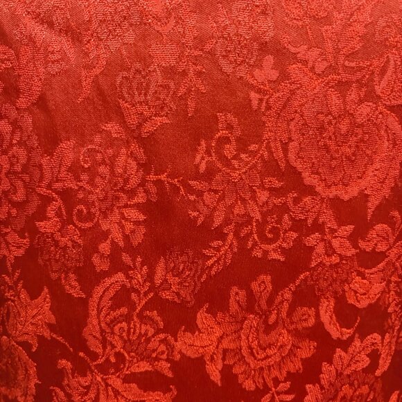 Alice + Olivia Shanda Blazer & Willis Pyjama Pant suit set in coral brocade - Picture 7 of 13